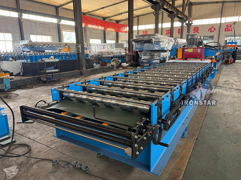 Bamboo roof tile roll forming machine 5