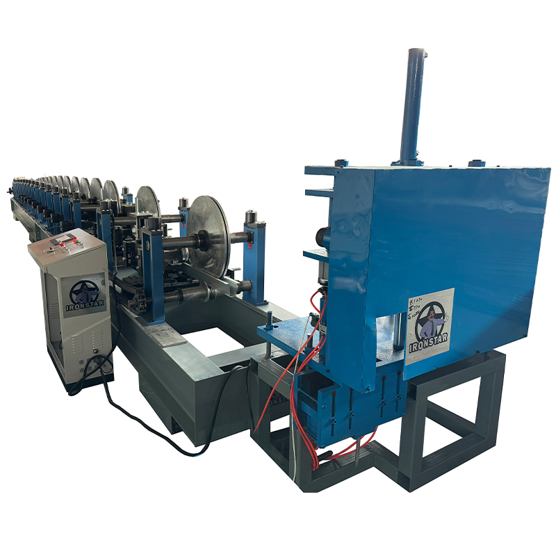 35 40 50 60mm Omega purlin roll forming machine in Mexico 1