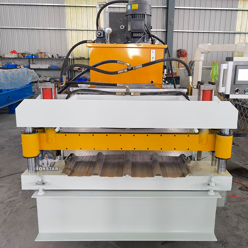 5 rib and 5 rib trapezoidal sheet double deck roll forming machine 2