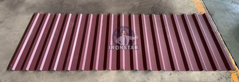 T10 and T18 double layer roll forming machine in Kyrgyzstan | C10 and C18 double deck machine 12