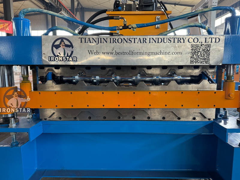 6 rib and 6 rib trapezoidal sheet double layer roll forming machine in America 6