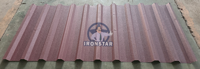 5 rib and 6 rib trapezoidal sheet double layer roll forming machine in Hungary 12