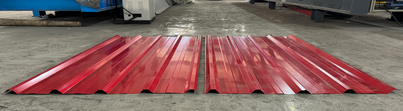 5 rib and 7 rib double deck 750 roof sheet roll forming machine for Malaysia 9