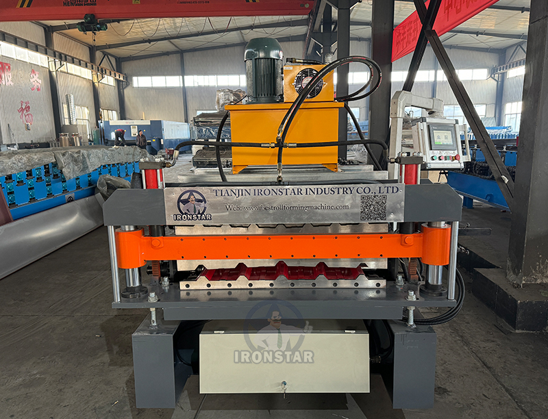 5 rib and 7 rib double deck 750 roof sheet roll forming machine for Malaysia 3