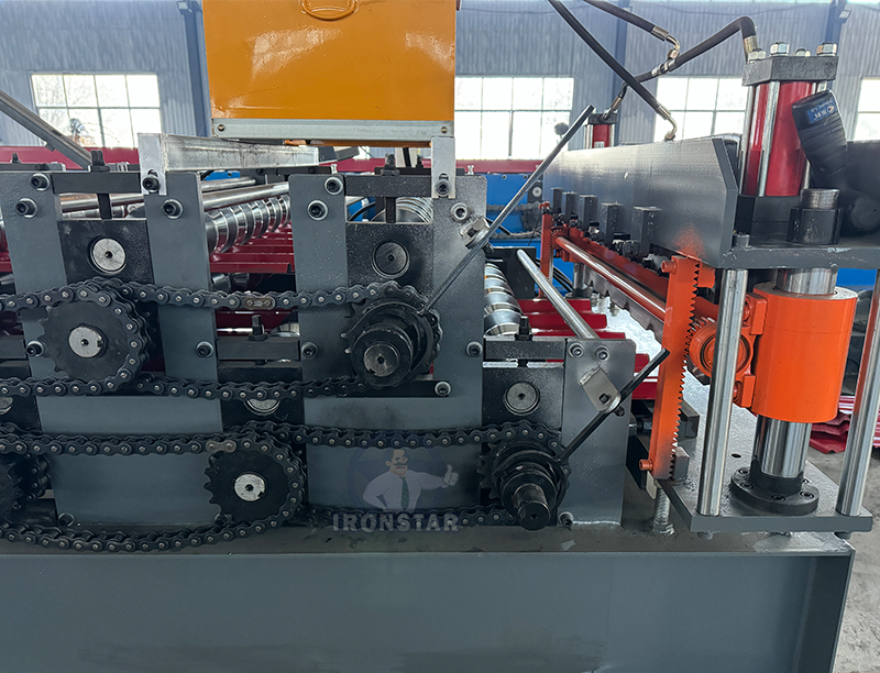 5 rib and 7 rib double deck 750 roof sheet roll forming machine for Malaysia 7