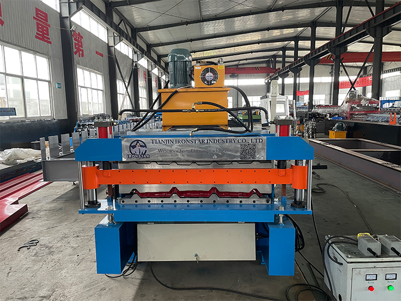 PBU and PBR double deck roll forming machine for America 4