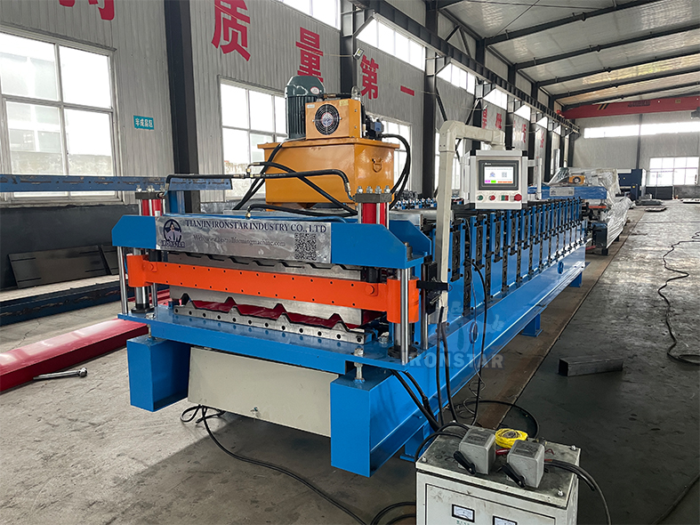 PBU and PBR double deck roll forming machine for America 6