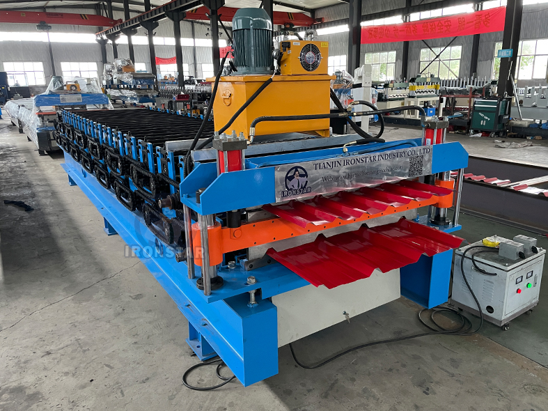 PBU and PBR double deck roll forming machine for America 7