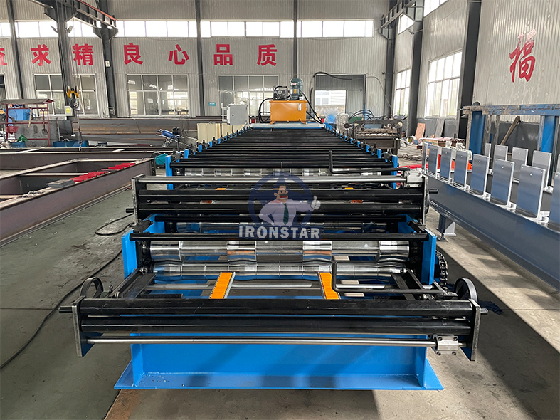 PBU and PBR double deck roll forming machine for America 8
