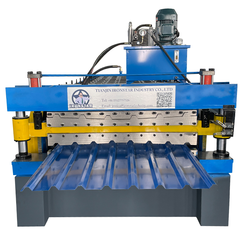 6 rib and 8 rib double deck roll forming machine 1