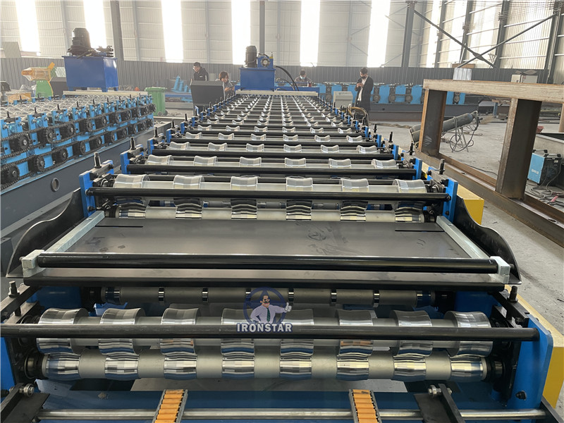 6 rib and 8 rib double deck roll forming machine 4