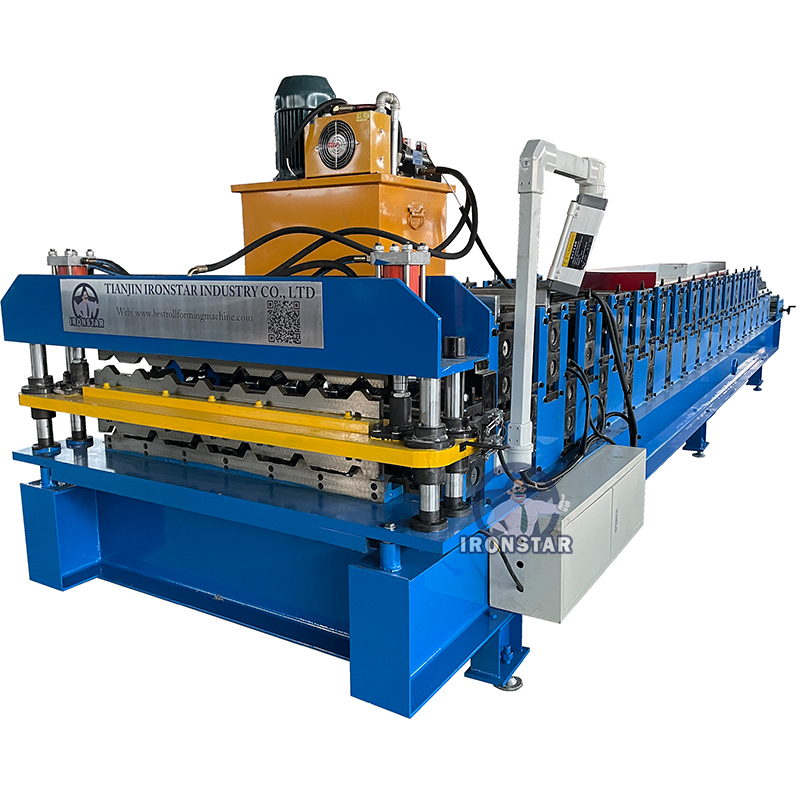 6 rib and 8 rib two deck roll forming machine for Mexico 1