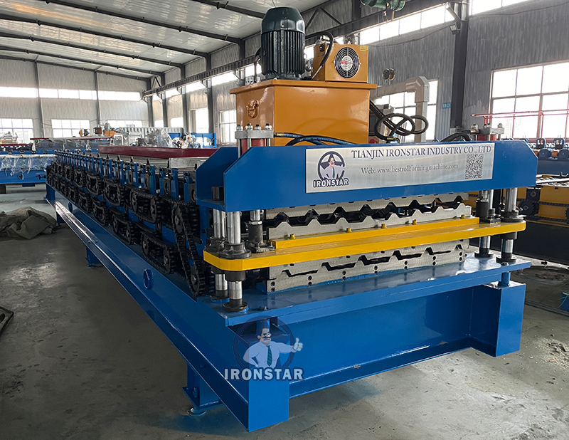 6 rib and 8 rib two deck roll forming machine for Mexico 2