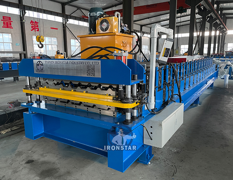 6 rib and 8 rib two deck roll forming machine for Mexico 3