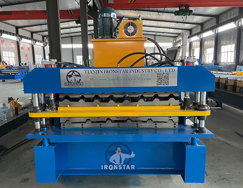 6 rib and 8 rib two deck roll forming machine for Mexico 5