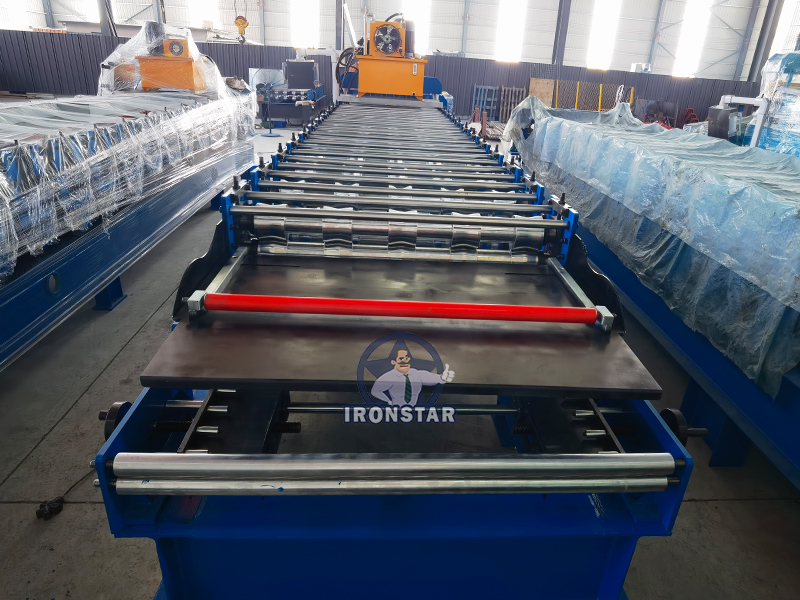 840 trapezoidal and 840 glazed tile double layer roll forming machine 5