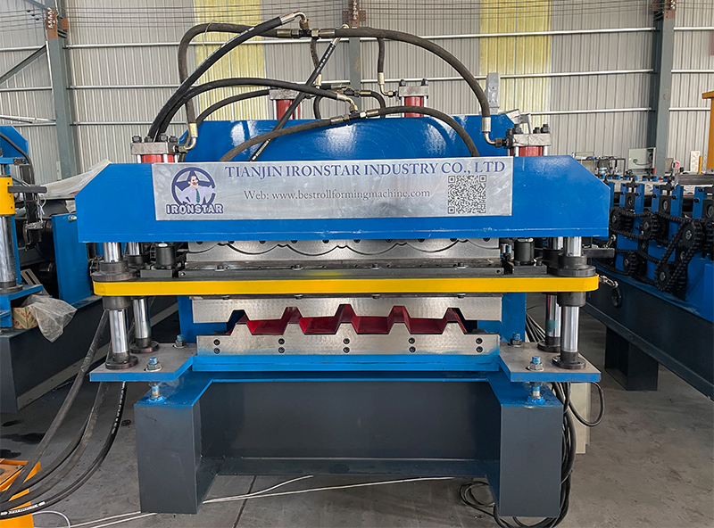 IBR and 828 glazed tile double layer roll forming machine for Africa 8