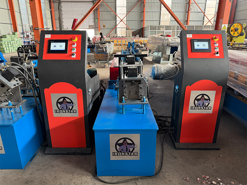 Christmas Light tracking Omega shape roll forming machine in US Utah 2