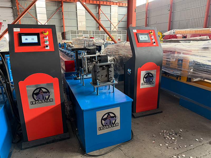 Christmas Light tracking Omega shape roll forming machine in US Utah 3