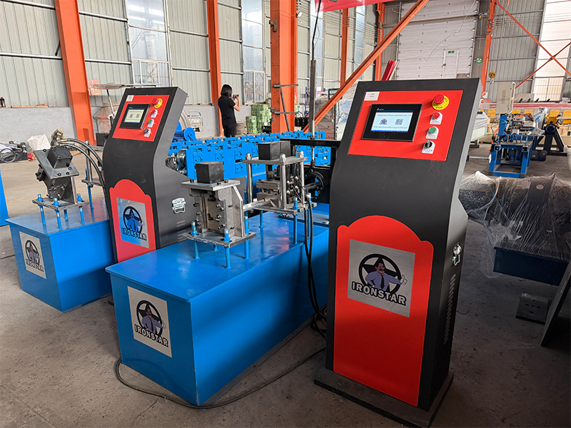 Christmas Light tracking Omega shape roll forming machine in US Utah 4