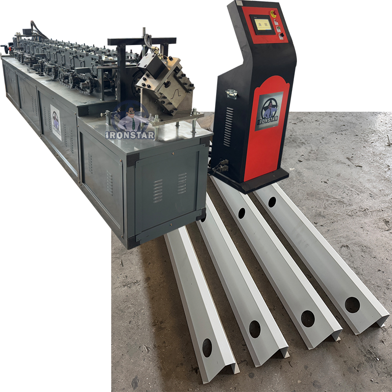 Punching holes omega profile roll forming machine in US1 1