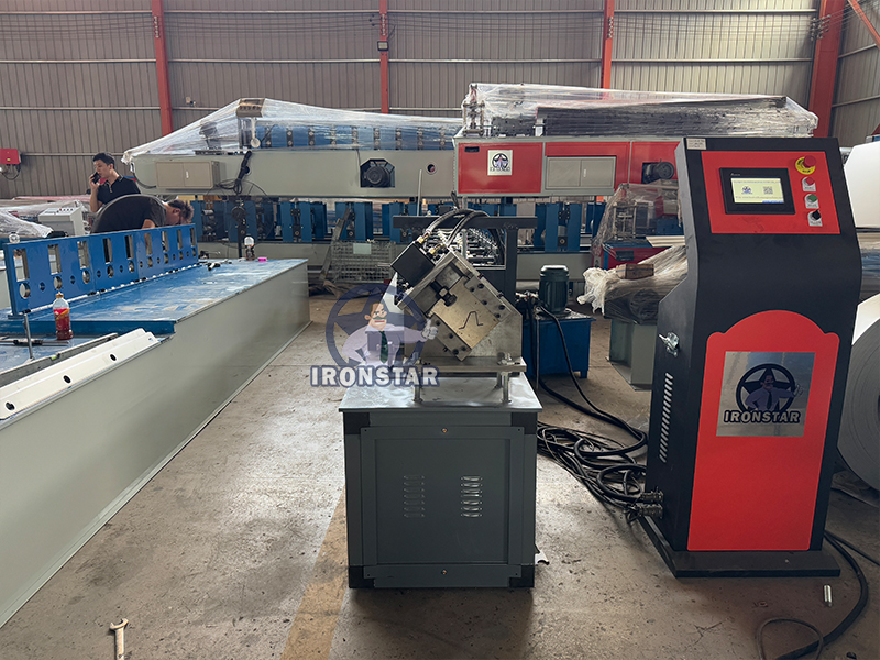 Punching holes omega profile roll forming machine in US1 3