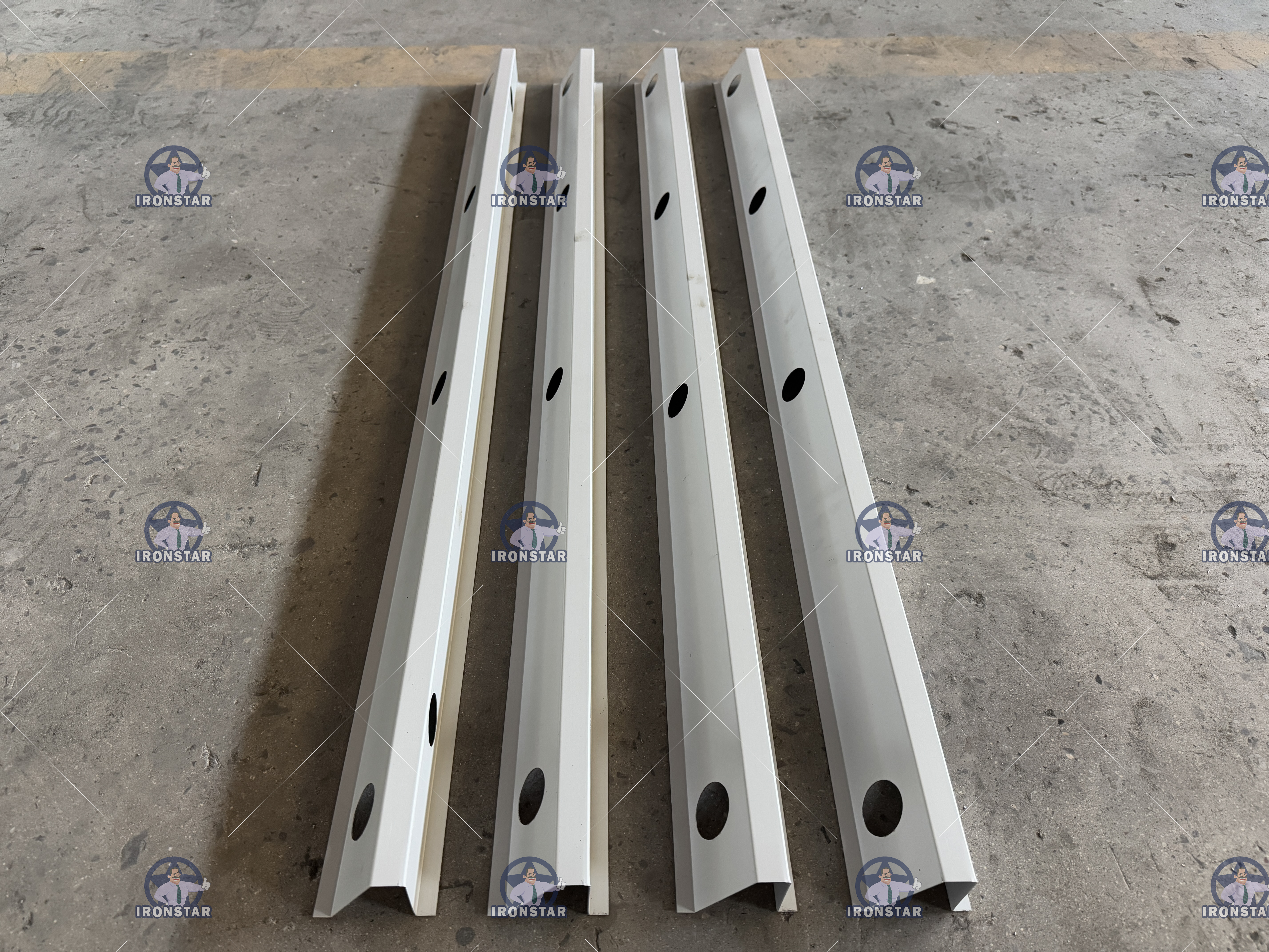 Punching holes omega profile roll forming machine in US1 11