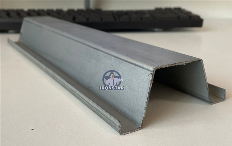 Galvanized omega profile hat channel roll forming machine 13