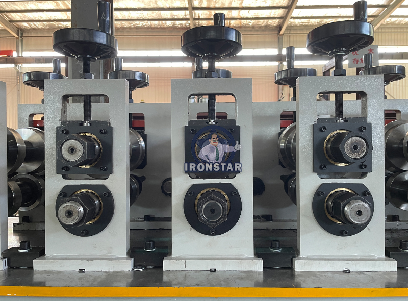 Galvanized omega profile hat channel roll forming machine 11
