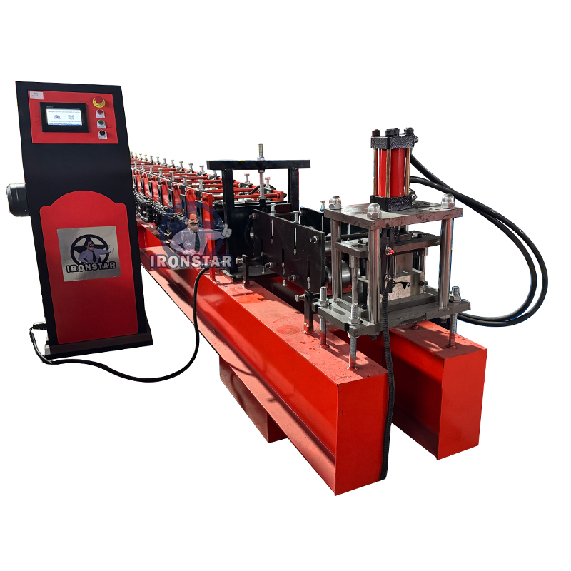 Rolling shutter door roll forming machine in Nigeria 1