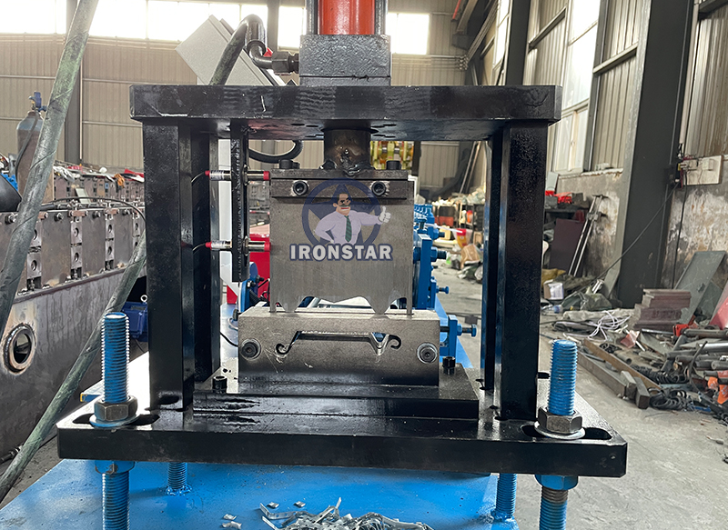 105mm Punching hole shutter door forming line for India 7