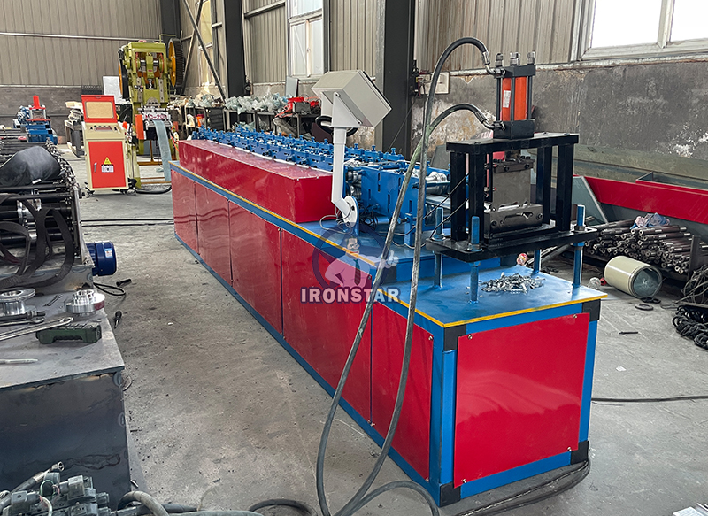 105mm Punching hole shutter door forming line for India 5