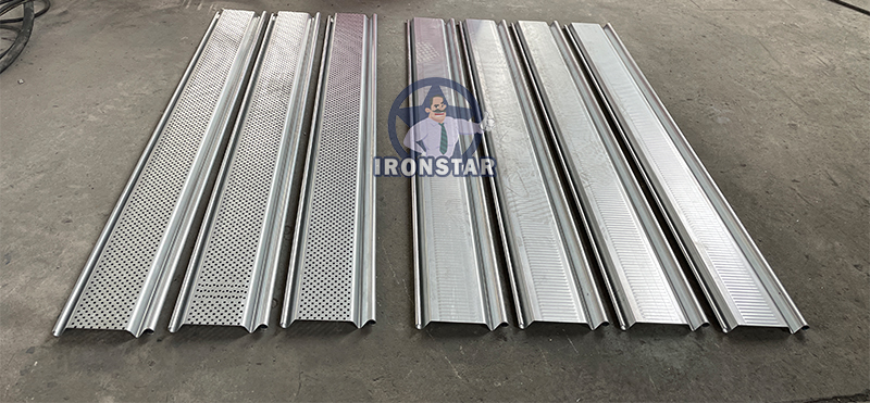 105mm Punching hole shutter door forming line for India 8