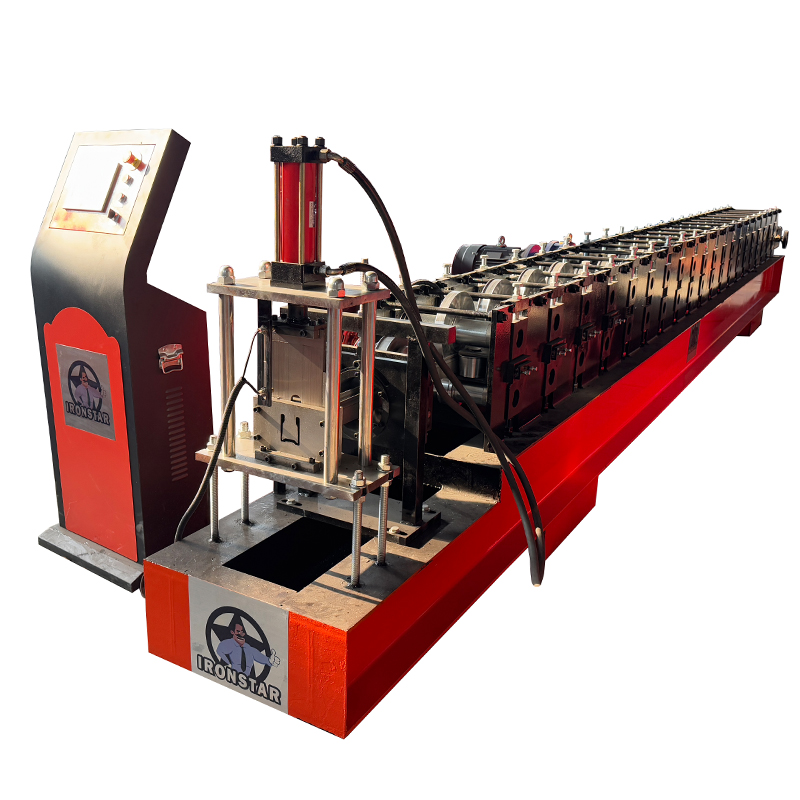 Shutter door guide rail roll forming machine in Algeria 1