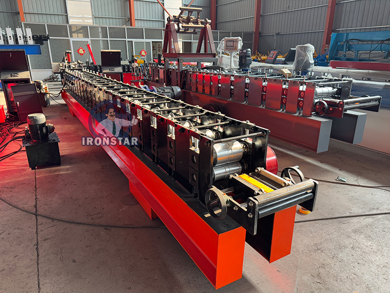 Shutter door guide rail roll forming machine in Algeria 7