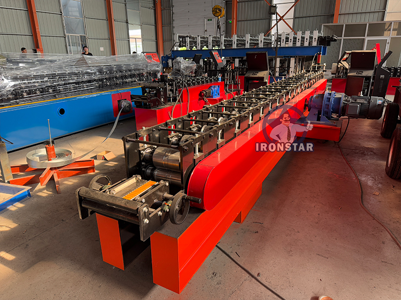 Shutter door guide rail roll forming machine in Algeria 8