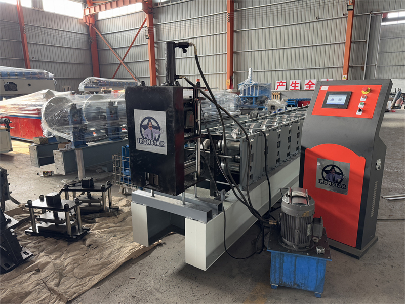 Roller shutter door guide rail roll forming machine in new zealand 6