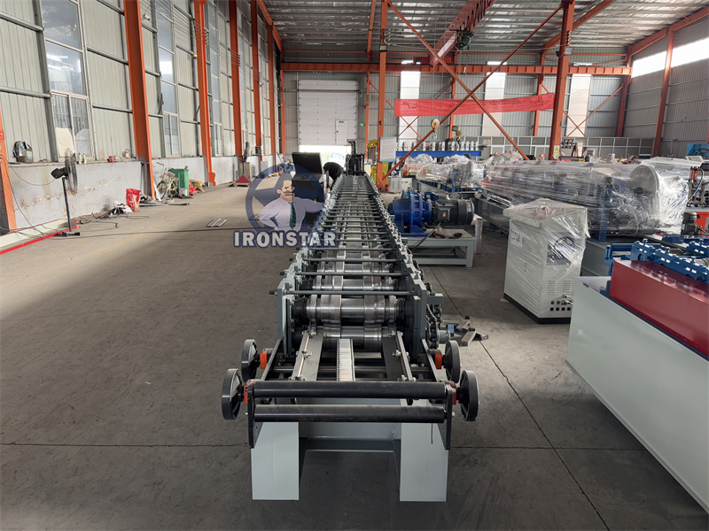 Roller shutter door guide rail roll forming machine in new zealand 7