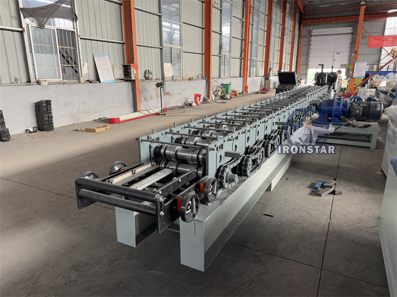 Roller shutter door guide rail roll forming machine in new zealand 9