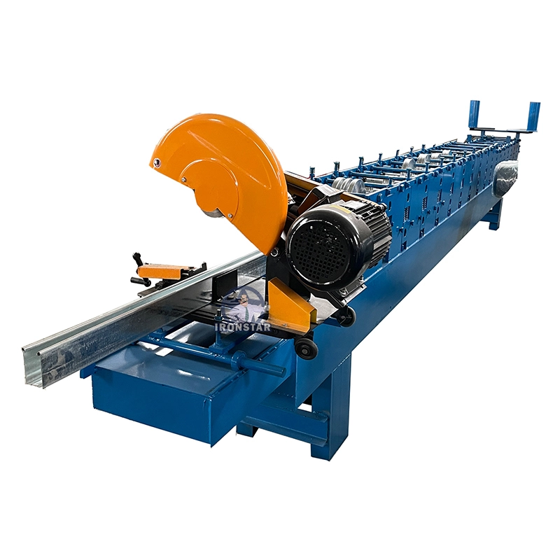 Shutter door side guide rail roll forming machine 1