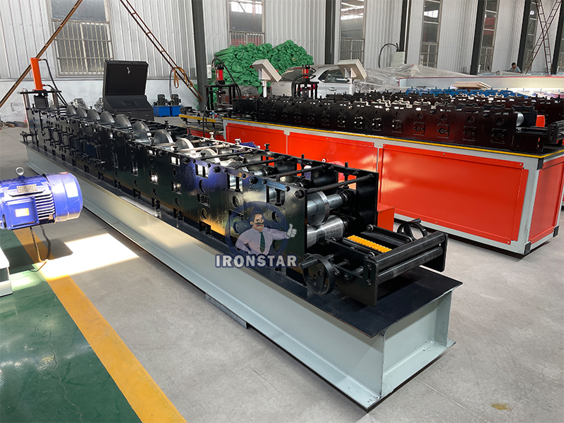 Станок для профилирования направляющих U-образной формы IRONSTAR 30*120 мм для Бразилии 7