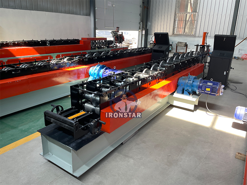 Станок для профилирования направляющих U-образной формы IRONSTAR 30*120 мм для Бразилии 8