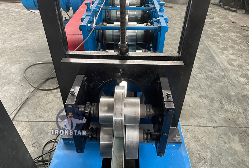 IRONSTAR  u shape guaid rail roll forming machine in Russia 8