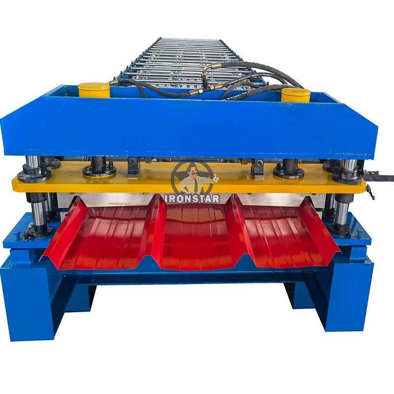 Tr4 trapezoidal roofing sheet roll forming machine for Chile 1