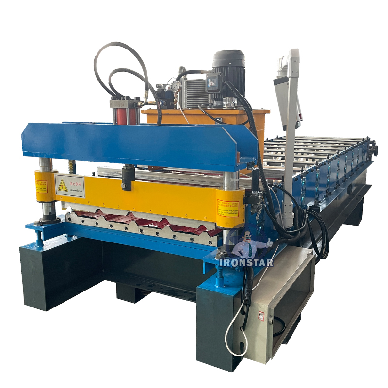IRONSTAR 840 roofing sheet roll forming machine 4