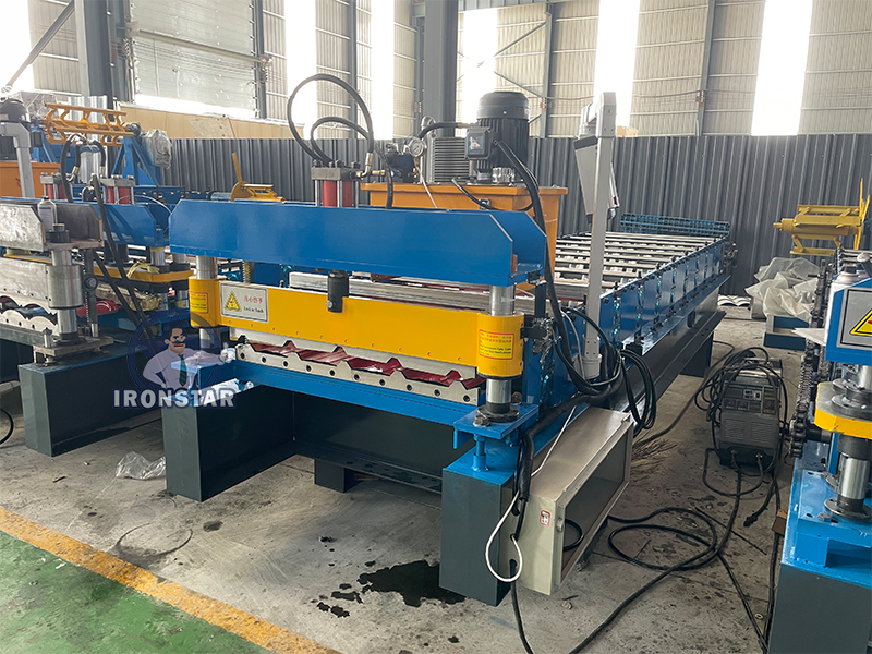 IRONSTAR 840 roofing sheet roll forming machine 8