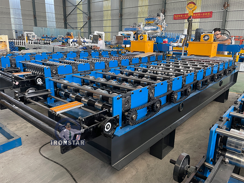 IRONSTAR 840 roofing sheet roll forming machine 9