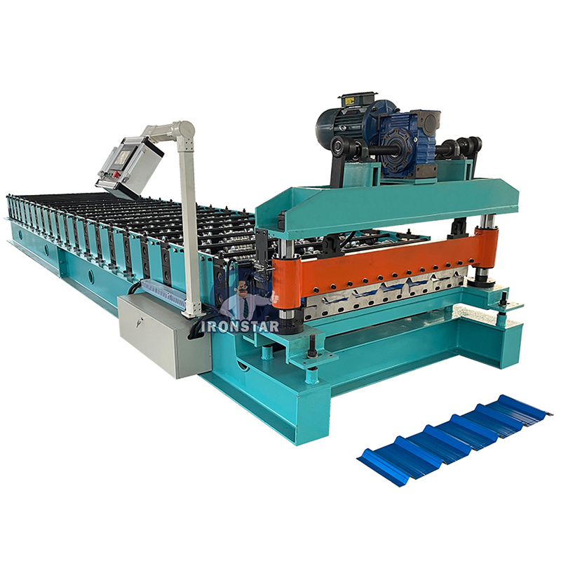 Trapezoidal roofing sheet roll forming machine 2