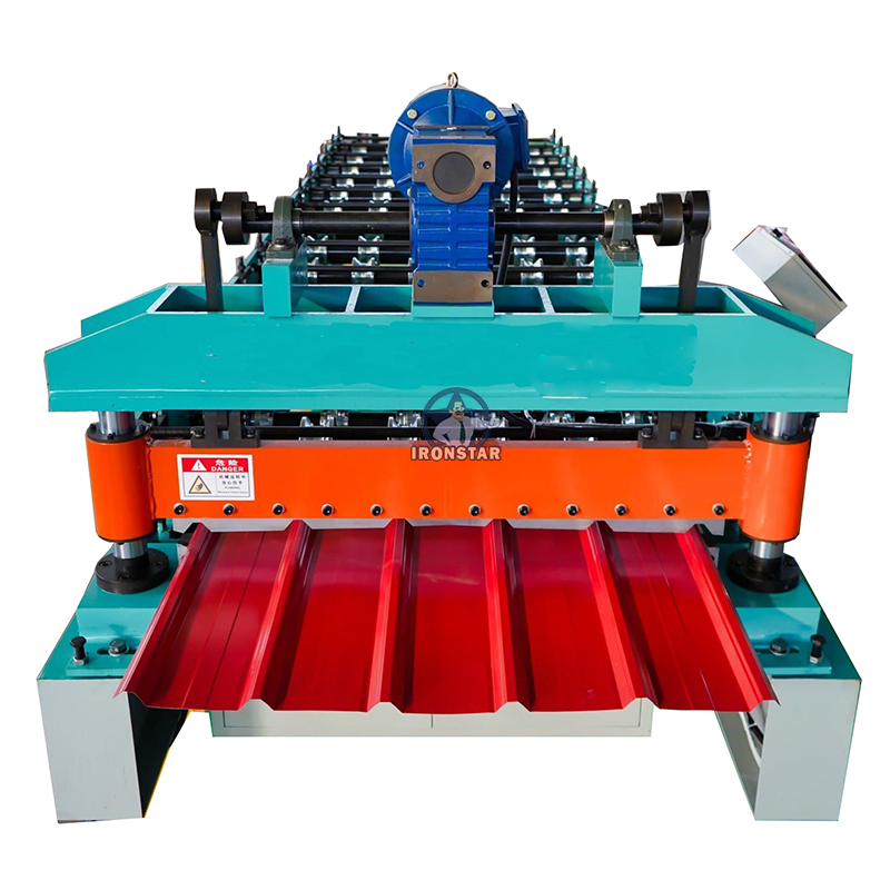 Trapezoidal roofing sheet roll forming machine 1