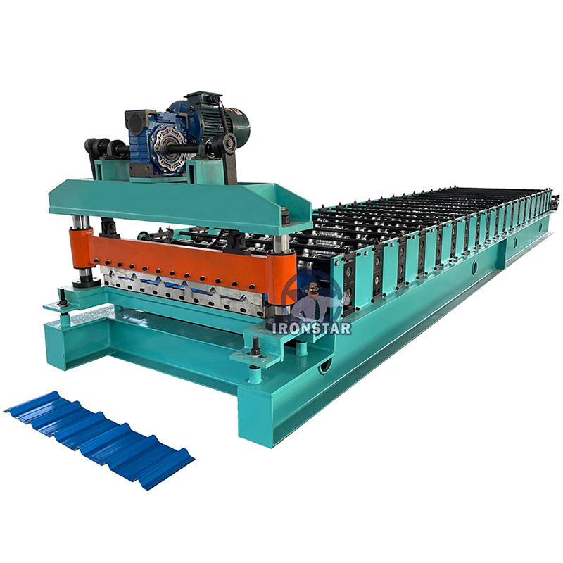 Trapezoidal roofing sheet roll forming machine 3